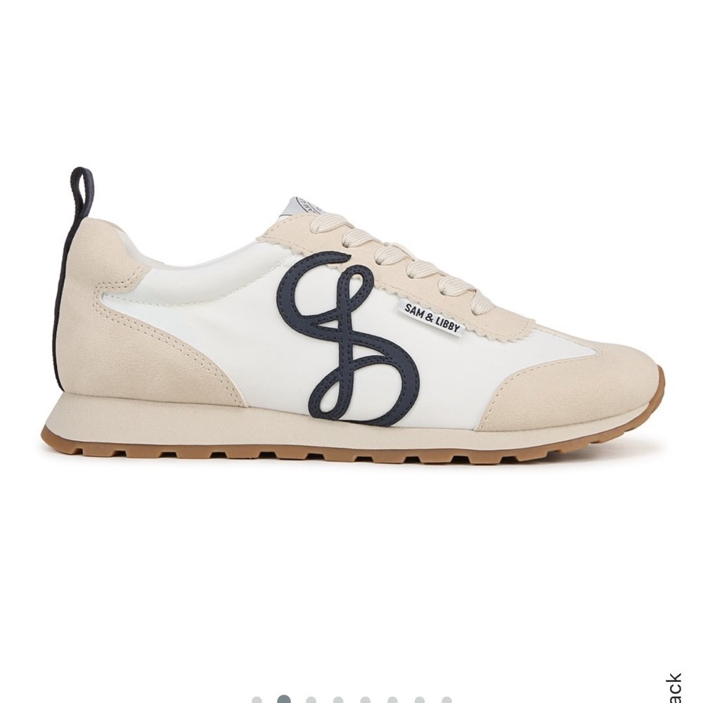 Sam & Libby Rowen Navy/White Sneakers.
